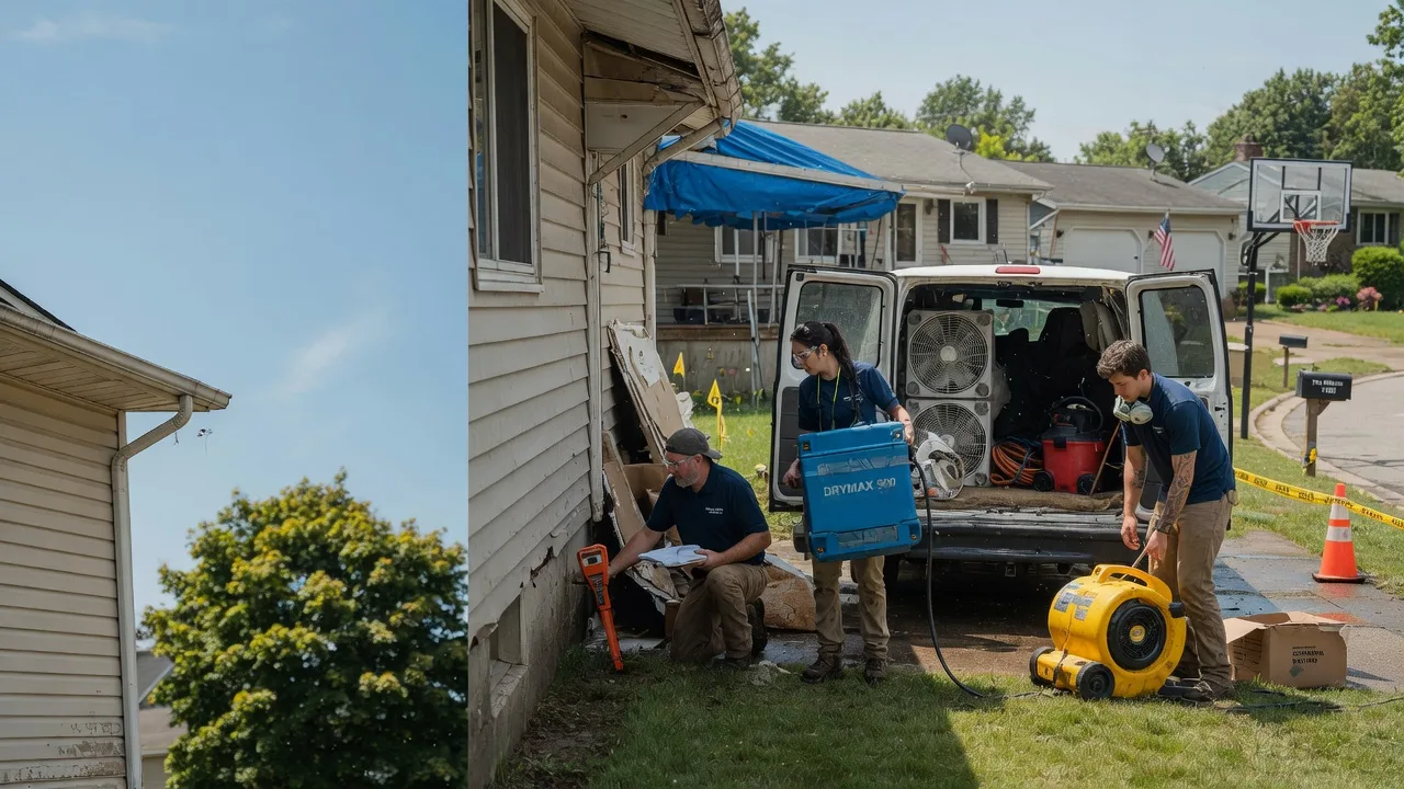Ceiling Leak Cleanup in East Schodack, NY near me